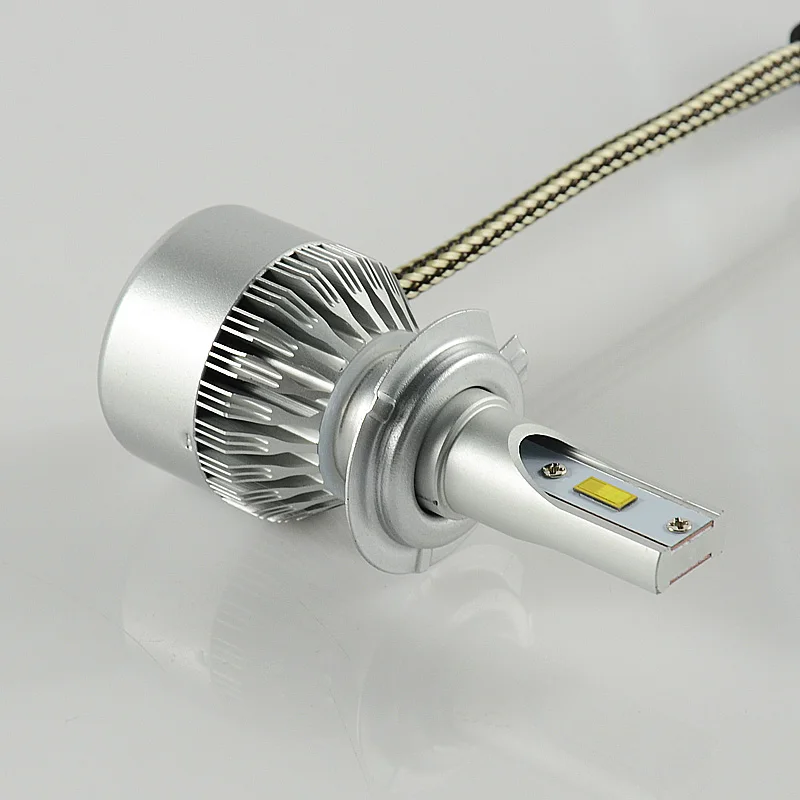 C6f 2 шт. автомобиля Фары для 72 Вт 7600lm LED Лампочки H1 H3 H7 9005 9006 H11 H4 H13 9004 9007 автомобилей