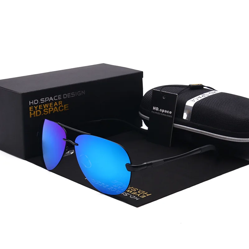 HD Классический Человек лягушка зеркало поляризационные Солнцезащитные очки для женщин Плёнки покрытием очки полиции Óculos De Sol Вождения