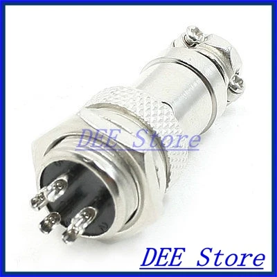 

Panel Mount Universal 16mm Screw 5Pin Aviation Connector Plug