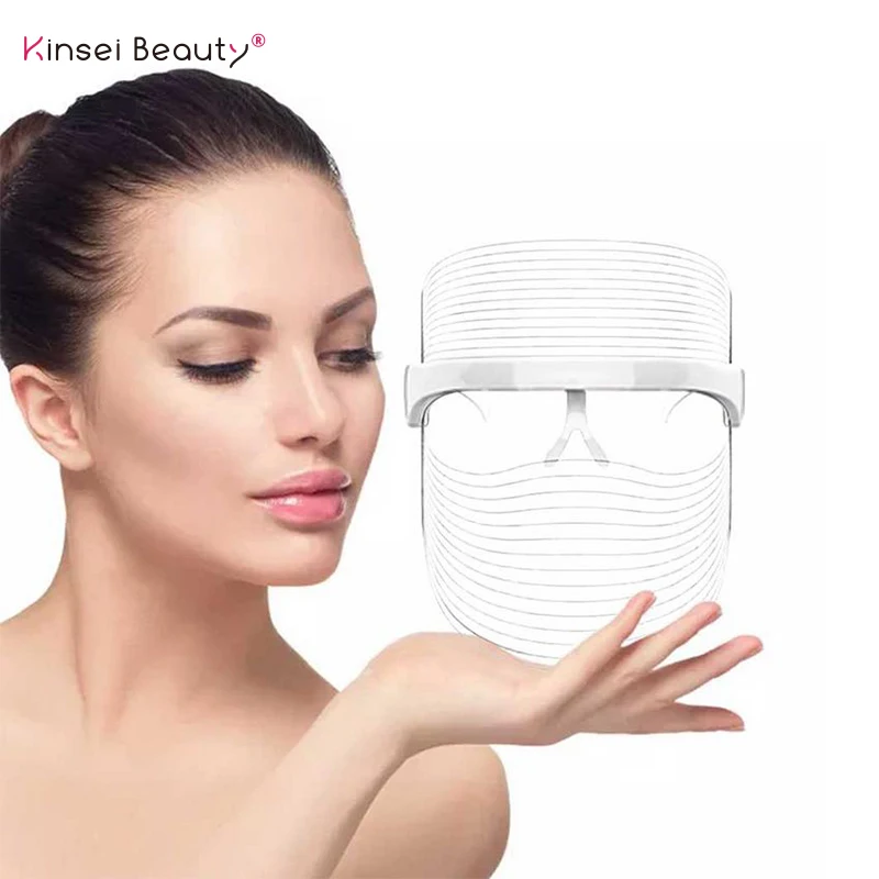 

3 Color Light Phototherapy Mask LED Photon Therapy Facial Mask Facial Machine Device Skin Rejuvenation Moisturizing LED Mask