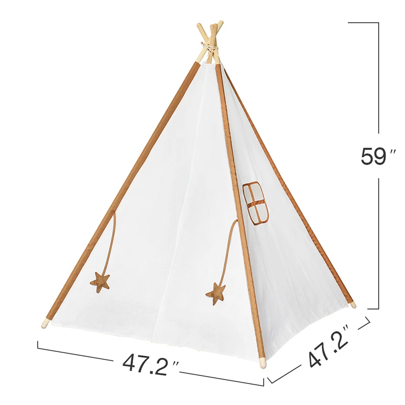 Детская палатка Tipi из ткани Оксфорд, Детская Вигвама, домик для детей Wigwam, игровая комната для детей, игрушки, реквизит для фотосъемки