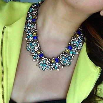 

Wholesale Boho Accessories New Z Design Fashion Necklace Colar Bib Necklaces & Pendants Statement Necklace For Women