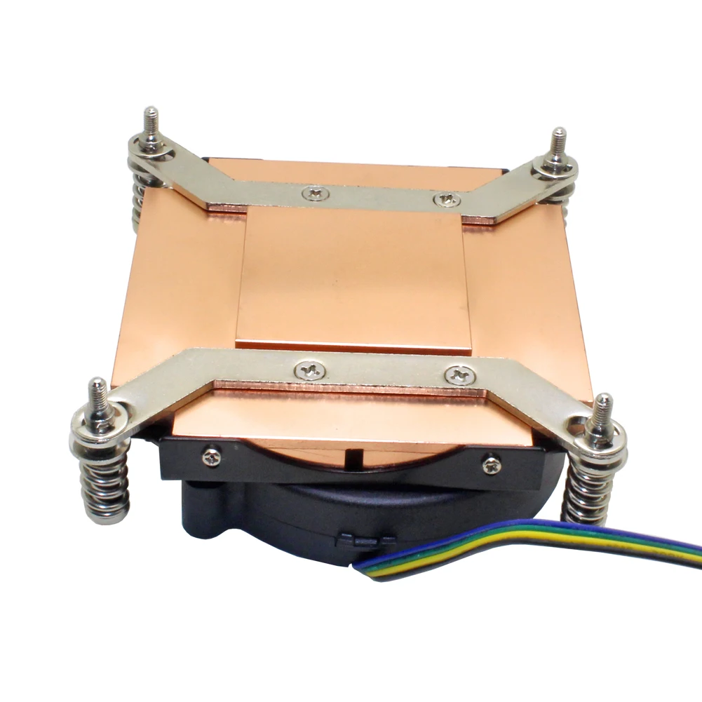 Cooler para Cpu 1u Servidor Dissipador de Calor de Cobre para Intel Xeon Lga 1366 1356 Estação de Trabalho Industrial Computador Resfriamento Ativo - Imagem 6