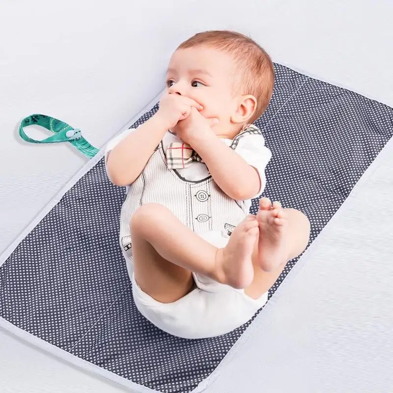 Portable Cotton Baby Diaper Changing Mat Foldable Waterproof Baby Care Front Soft Travel Nappy Change Floor Play Pad Baby Care