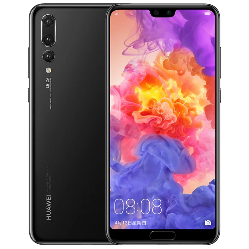 Voorraad! huaWei P20 Pro 4G LTE SmartPhone 6.1 "Full Screen Kirin 970 Android 8.1 2440x1080 6GB RAM 256GB ROM NFC 40.0MP Supercharge