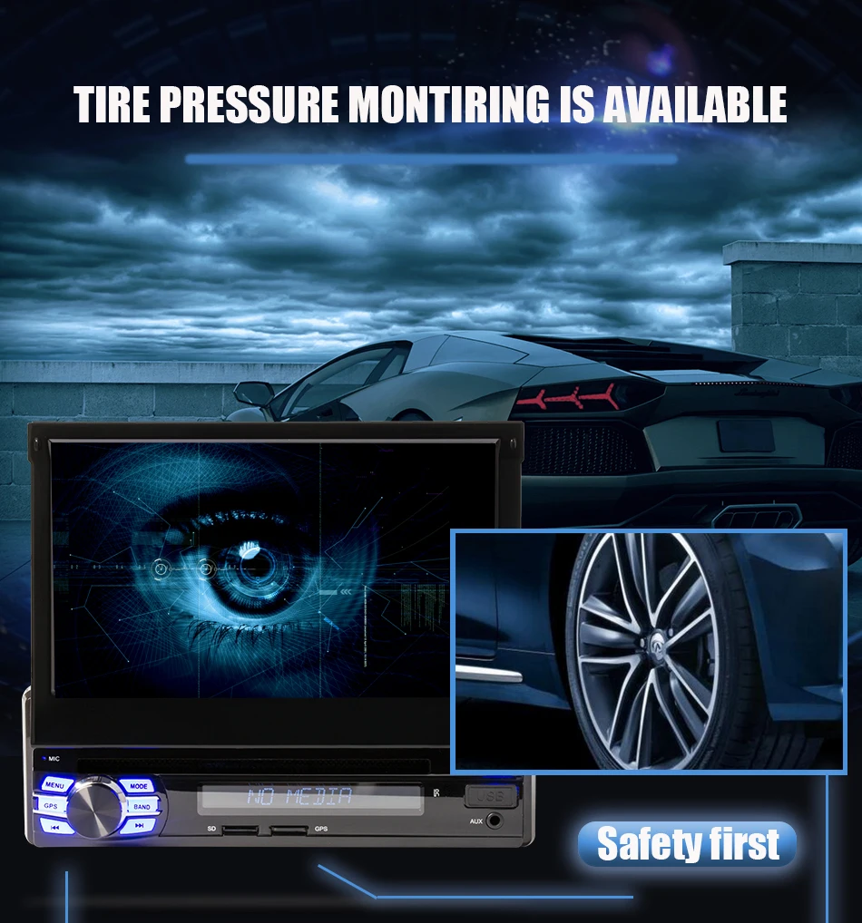 Discount Eunavi 2G RAM Single 1 Din 7" Android 8.1 Car DVD Player GPS Radio Stereo Universal 1024*600 Hd Head Unit With Wifi Touch Screen 13