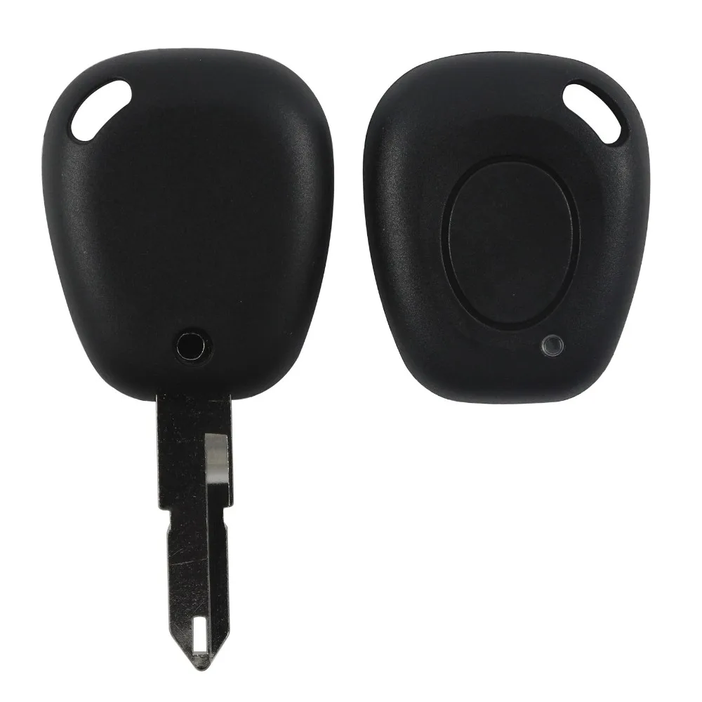 Чехол для ключей jingyuqin с 1 кнопкой и неразрезанным лезвием, чехол для Renault Megane Scenic Laguna Fob, чехол для ключей автомобиля без чипа, дистанционный ключ для входа без ключа