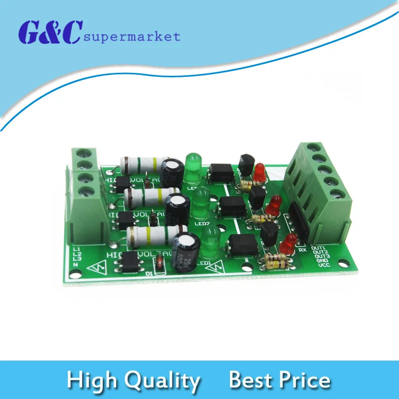 

3 Channel Optocoupler Isolation Opto-isolator High/Low Level Module TLP281
