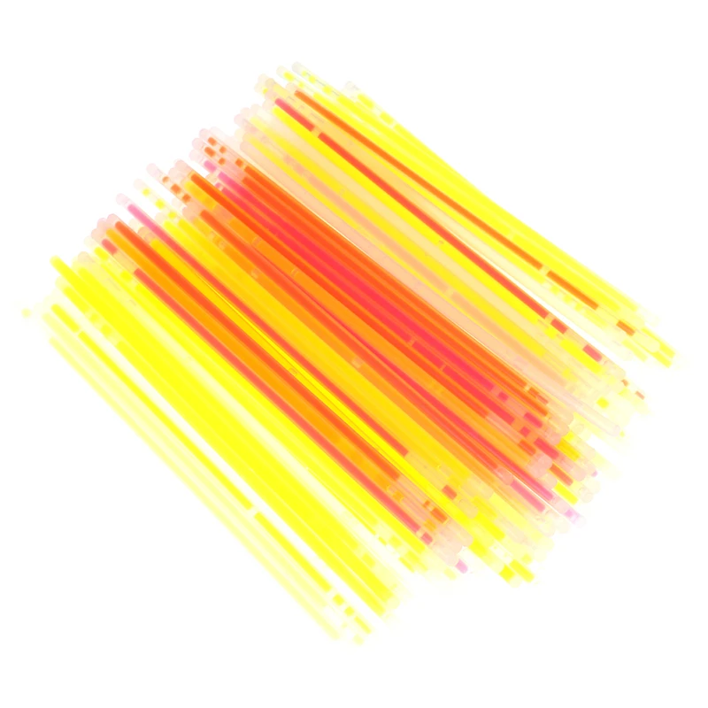 100 Pcs Funny Glow Stick Toys Christmas Party Neon Glowstick Light Stick Kids Glow in the Dark Fluorescent Bracelet Toy For Kids