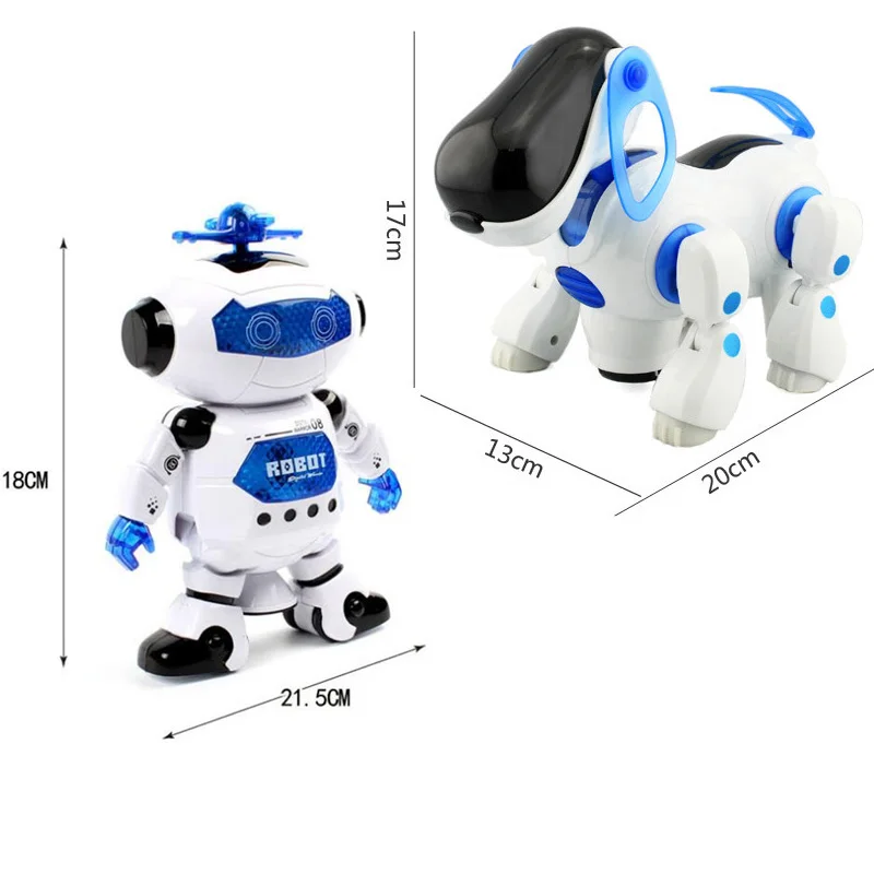 New Smart Space Dance Robot Dog Electronic Walking Toys With Music Light Christmas New Year Gift For Kids Astronaut Toy to Child