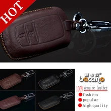 Натуральная кожа автомобиль умный/складной чехол для ключей Fob чехол для RAV4 highlander COROLLA camry CROWN prado REIZ