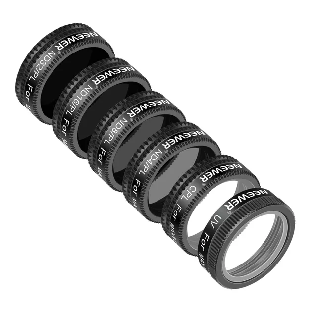 Cheap Neewer DJI Mavic Air Filter Kit - 6 Pieces UV CPL ND4/PL ND8/PL ND16/PL and ND32/PL Filter