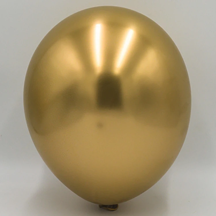 15 шт шары из латекса цвета металлик партия 12 дюймов серебряные свадебные украшения шары мерцающие и блестящие металлические золотые шары на день рождения - Цвет: Gold-15PCS