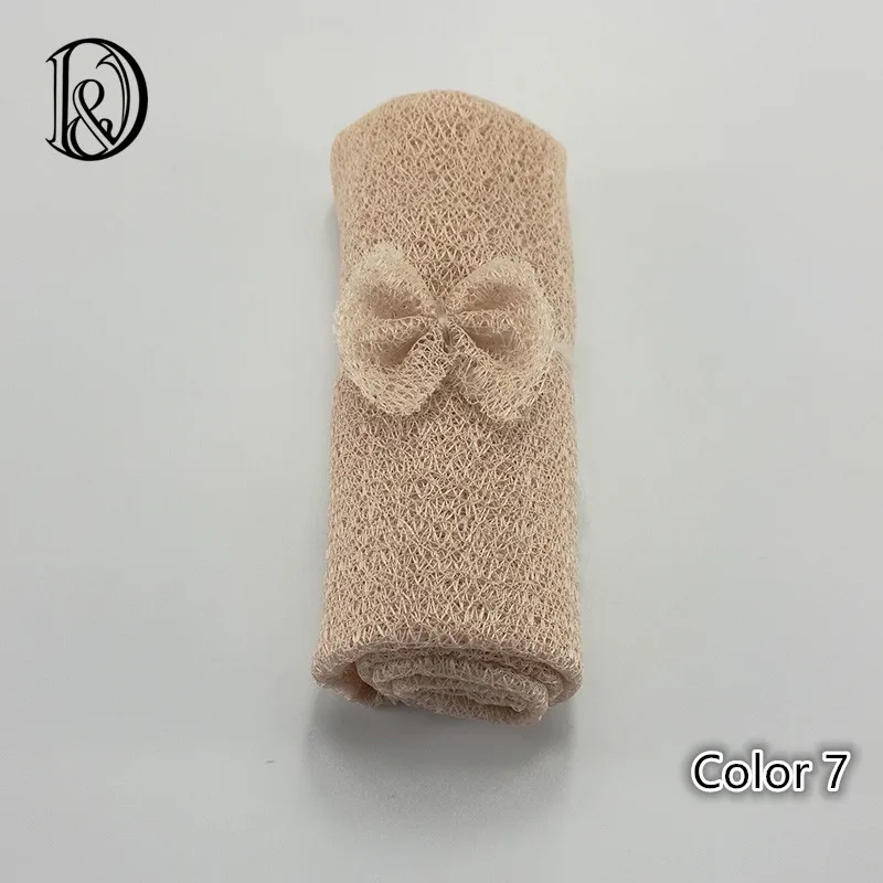 160*50cm Mesh Gauze Cheesecloth Wraps with Matched Flower Headband Full