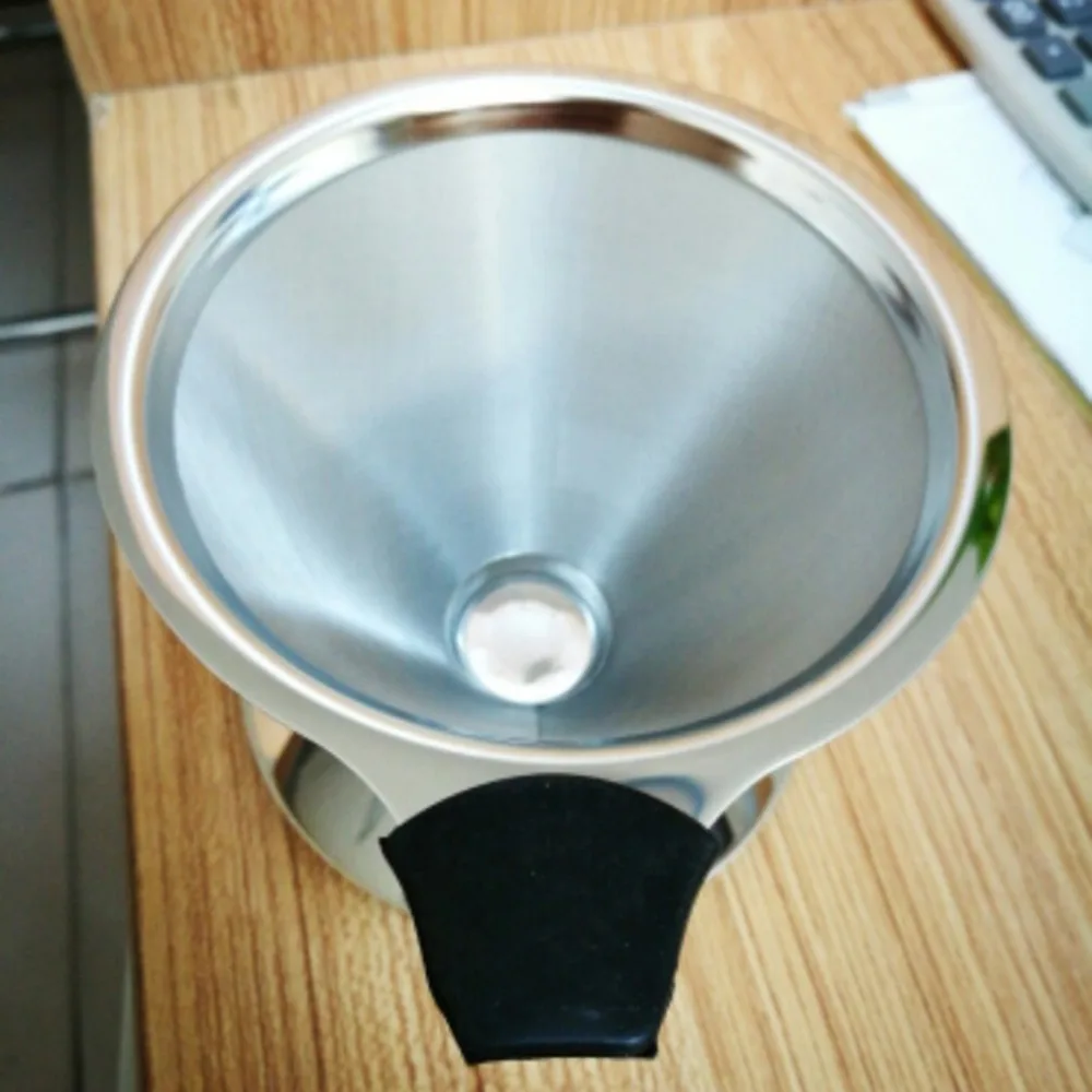 Coffee filter double filter cone funnel precision filter 150 micronin