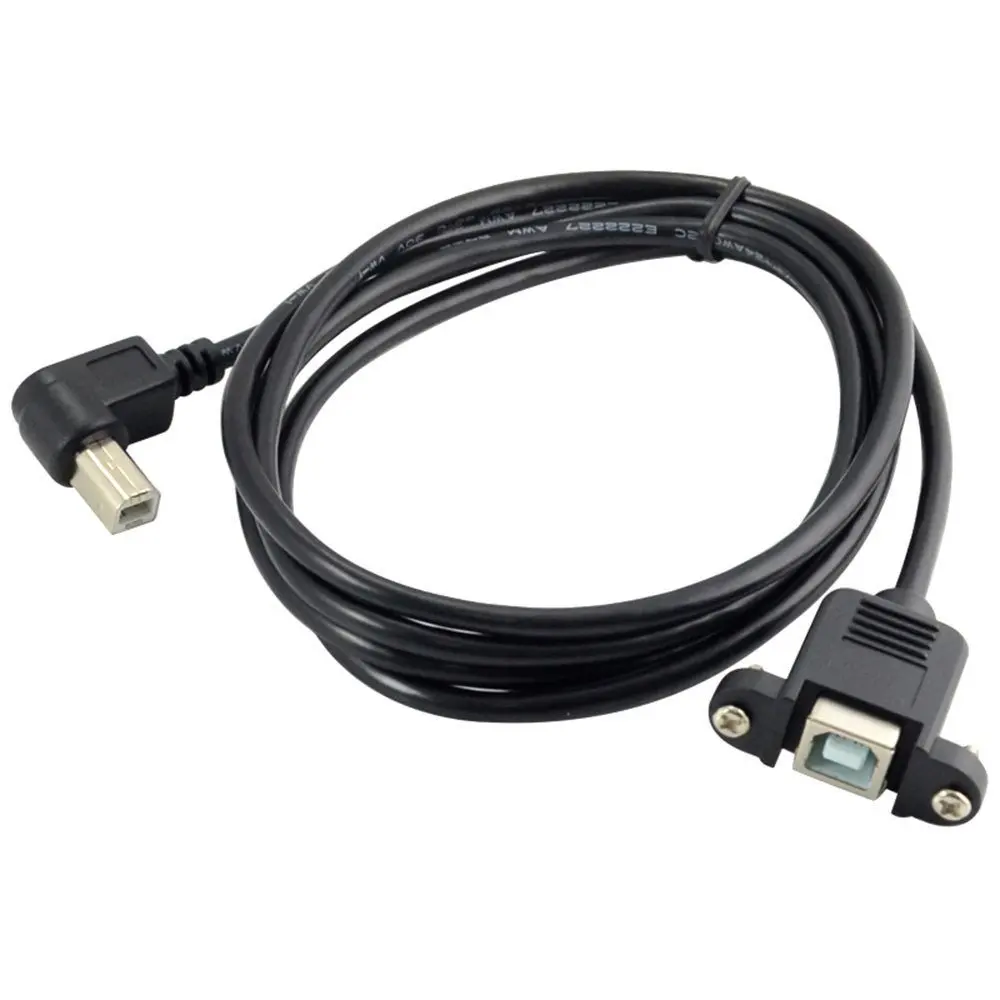 Высокоскоростной 30 см M/F USB 2 0 Тип B штекер гнездо прямоугольный удлинитель Кабель