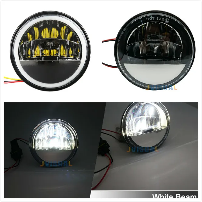 4 1/2 &quotСветодиодные лампы ближнего света для Harley Road King круглые 5 дюймов