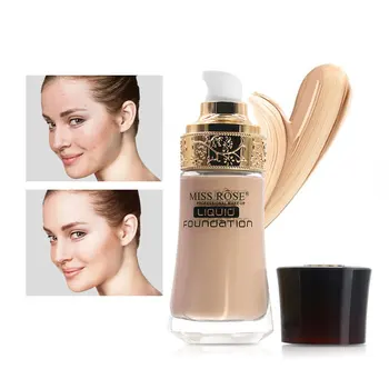 

Miss rose Brand Bases Professional Makeup Liquid Foundation Primer Makeup Brighten Natural Concealer Long Lasting Face Cosmetic