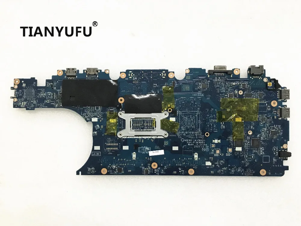 Материнская плата для ноутбука Dell Latitude E5570 CN 0CPTX8 CPTX8 ADP80 LA C841P REV: 3 0 (A02)