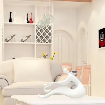 

Tooarts Harmonious Mom and Child Play 3D Printed Sculpture Photosensitive Resin Home Decoration Family Home Bedroom Decoration
