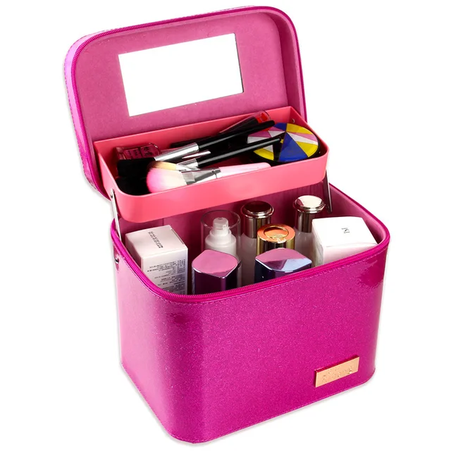 New Cosmetic Bag High capacity Portable Ladies Professional Cosmetic