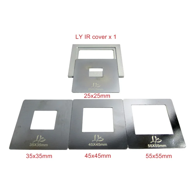 LY IR Универсальный mate отражатель IR крышка верхний нагреватель отражатели набор для инфракрасной паяльной станции BGA