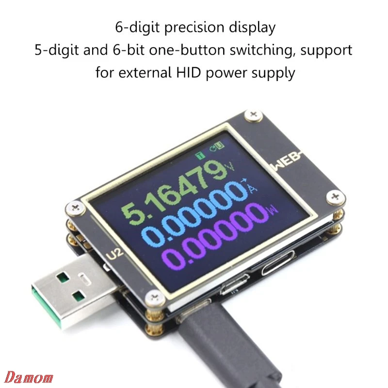 USB Tester Voltage Current Meter QC4+ PD3.0 2.0 PPS Quick Charging Protocol Capacity DC meter Support Online Grade USB Tester Voltage Current Meter QC4+ PD3.0 2.0 PPS Quick Charging Protocol Capacity DC meter Support Online Grade