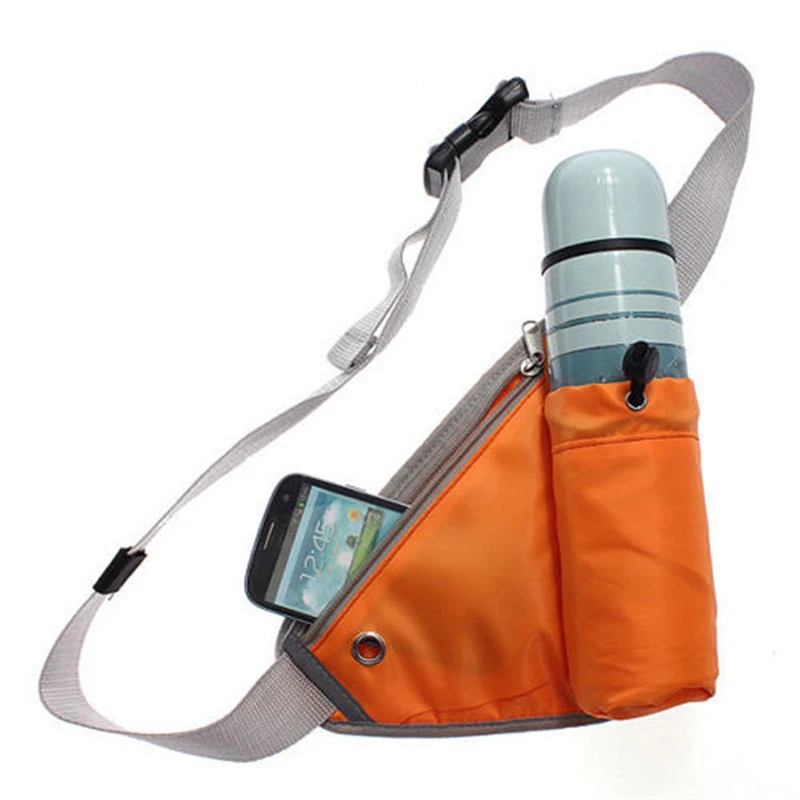 

Adjustable Waist Water Bottle Bag Running Jogging Water Bottle Triangular Pouch Sport Water Bottle Phone Wallet Belt Waist Bag