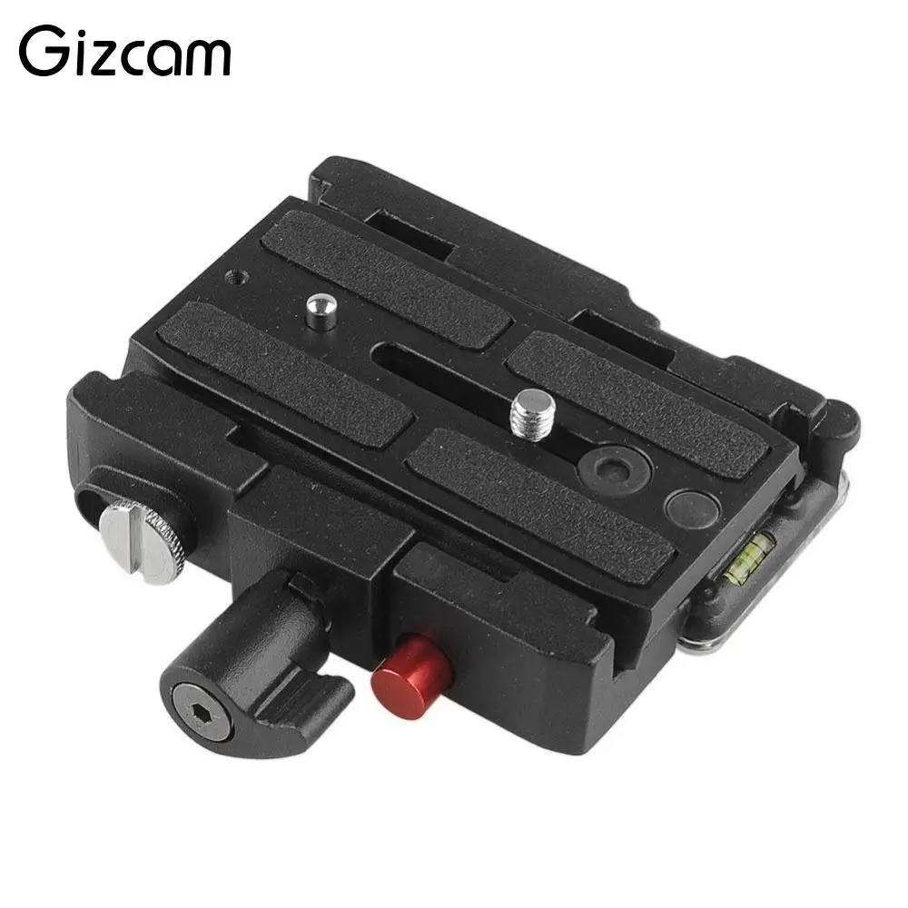 

Gizcam 577 Rapid Connect Adapter Camera Quick Release Sliding Plate Compat Mounting QR Plate 501PL for Manfrotto HEAD 701HDV
