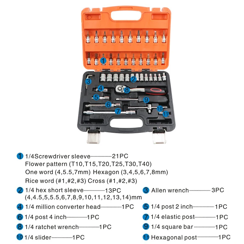 car repair tool set mechanic tools box hand kit socket professional wrench with ratchet auto kits herramientas screwdrivers
