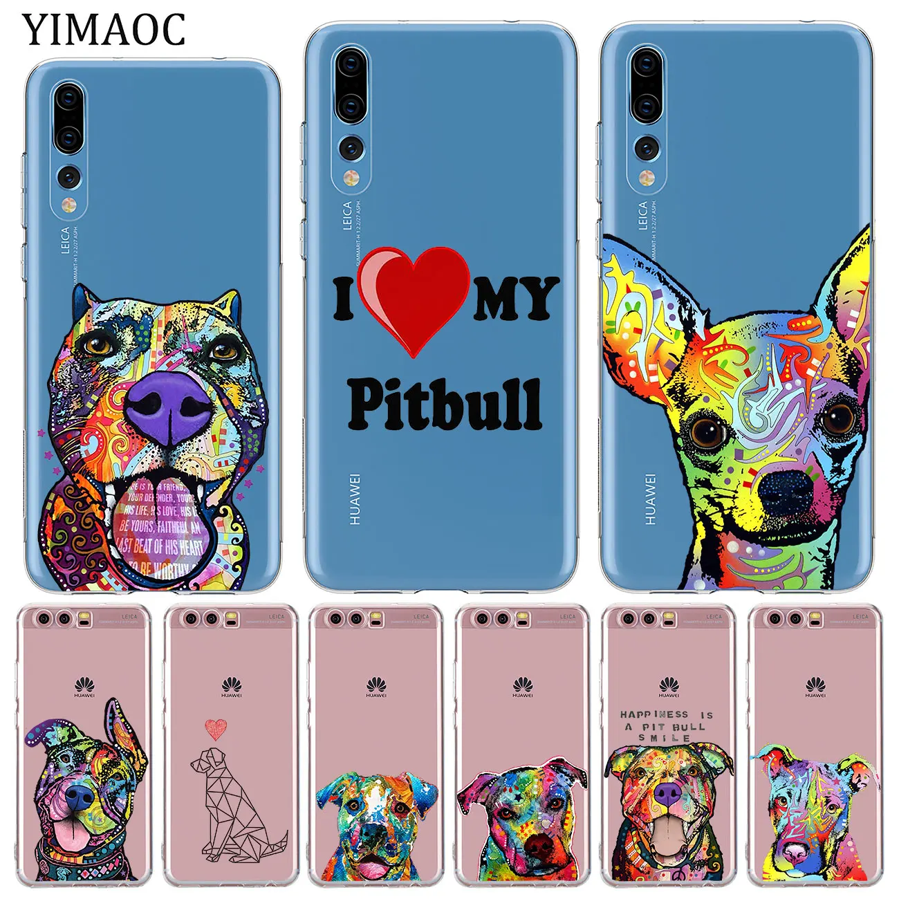 Мягкий силиконовый чехол для телефона YIMAOC Pitbull dog Для Huawei Mate 30 20 Pro 10 Lite Nova 5I 4 3 3i 2i 2