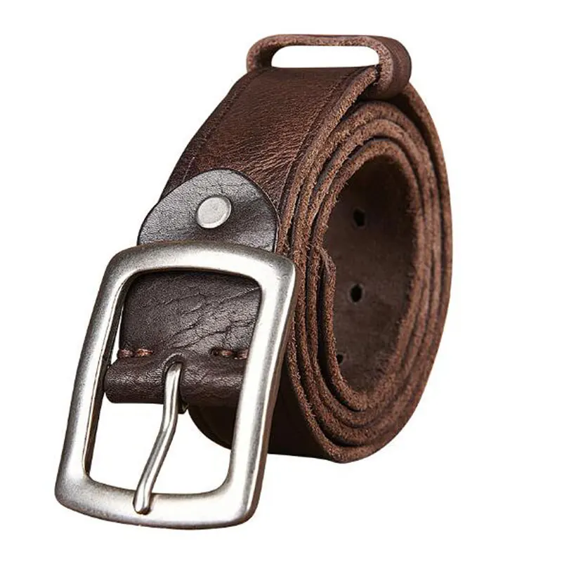 

Europe and the United States the first layer of leather belt genuine leather antique leather belt vintage belts men