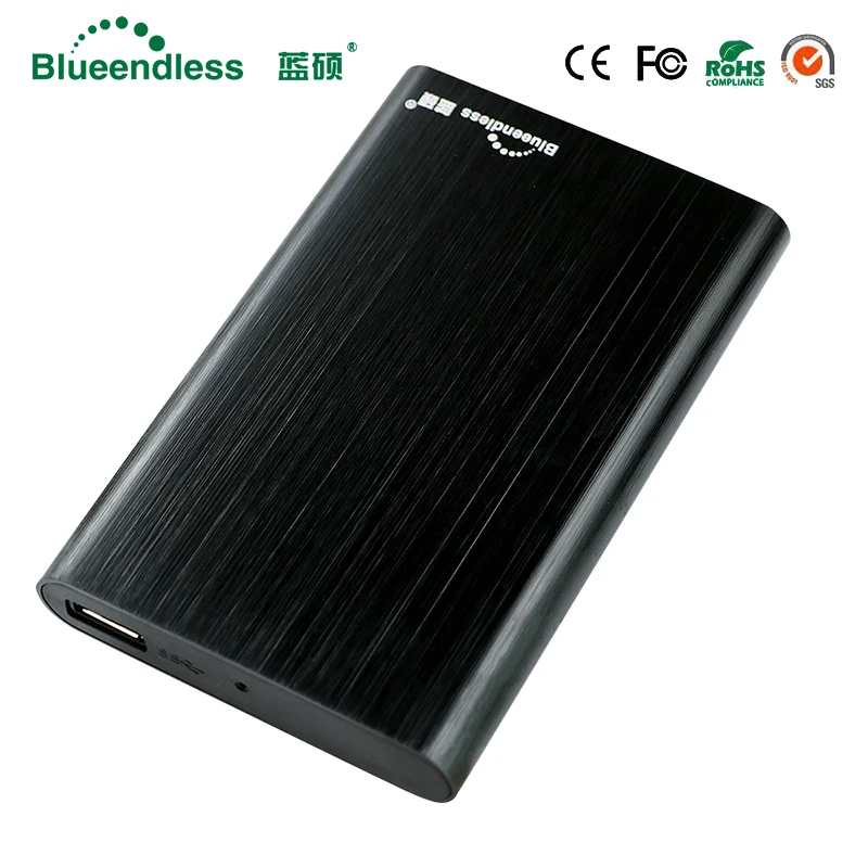New product T6U3 Aluminum External hard drives usb 3.0 sata hdd case 6gb/s speed high quality Hard Drive 2.5\