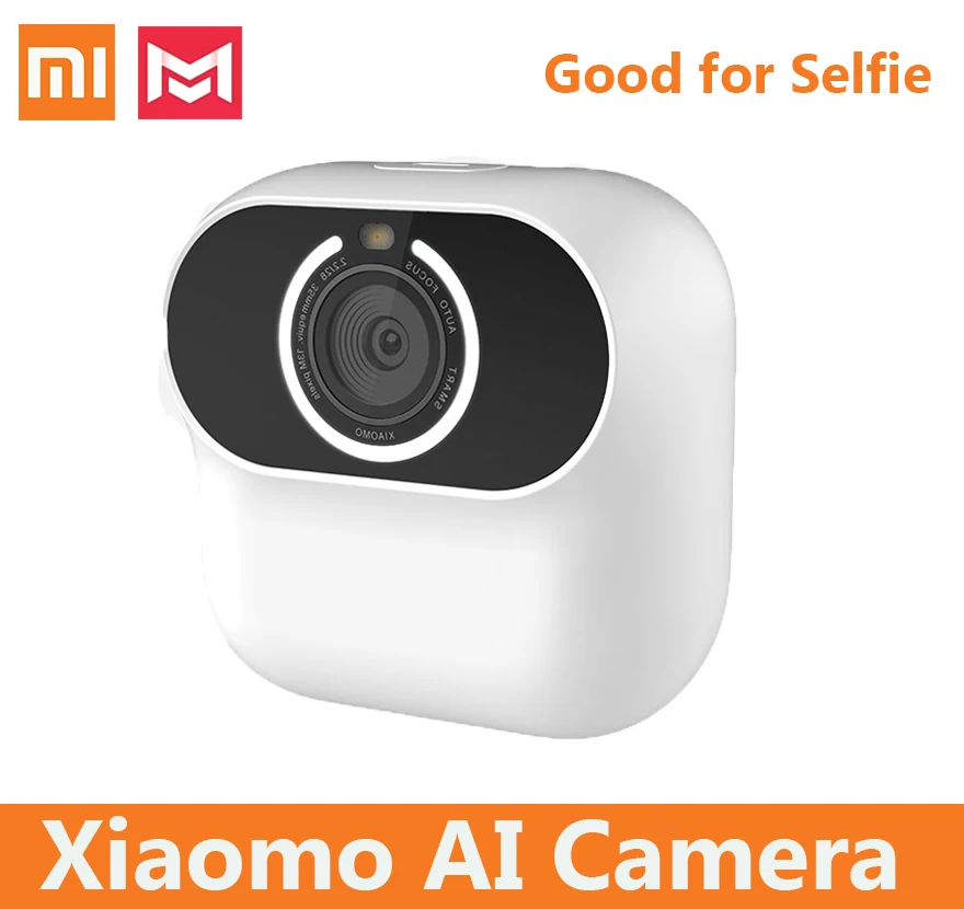 

Xiaomi xiaomo AI mini camera digital 1.3MP portable mi lIntelligent Gesture Recognize Smart remote control for travel speaker