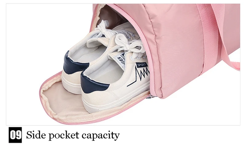 Stylish Outdoor Waterproof Nylon Sports Gym Bags Men Women Girls Training Fitness Travel Handbag Yoga Mat Bag Sac Sport (41)