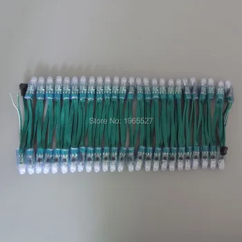 

18AWG 100pcs/set 12mm WS2811 Full Color Pixel LED Module Light 5V IP68 waterproof RGB color addressable Digital LED Pixel Light