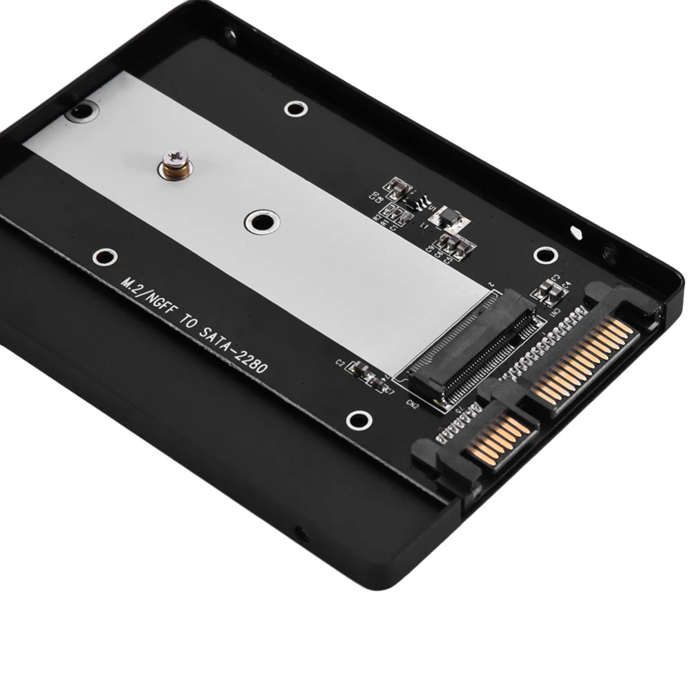 Адаптер конвертер S103 RTK M.2 NGFF в SATA III 2242 дюйма алюминиевый сплав корпус SSD для