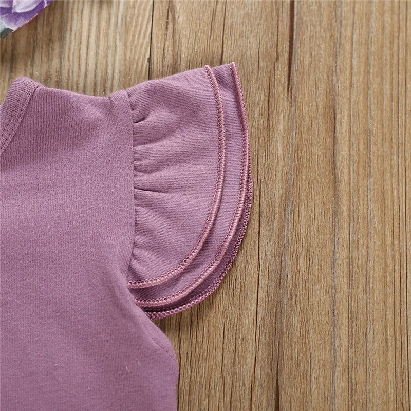 Telotuny/комплект детской одежды для маленьких девочек Летняя короткая одежда для новорожденных комплект летней детской одежды для маленьких девочек Jul2