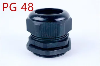 

10PCS IP68 PG48 for Cable CE Waterproof Nylon Plastic Cable Gland Connector include O-Rings or Flat gasket High quality
