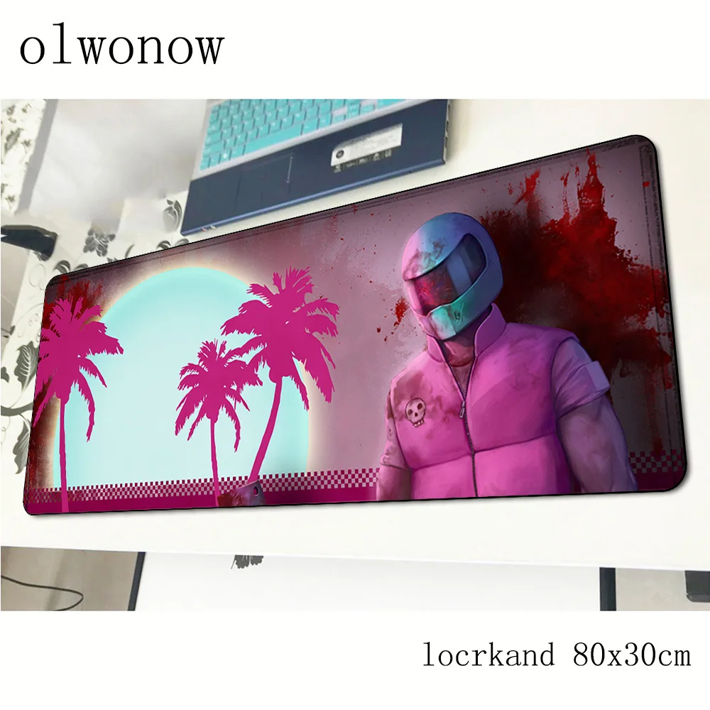 Коврик для мыши Hotline Miami геймер HD узор 800x300x3 мм игровой коврик модные аксессуары