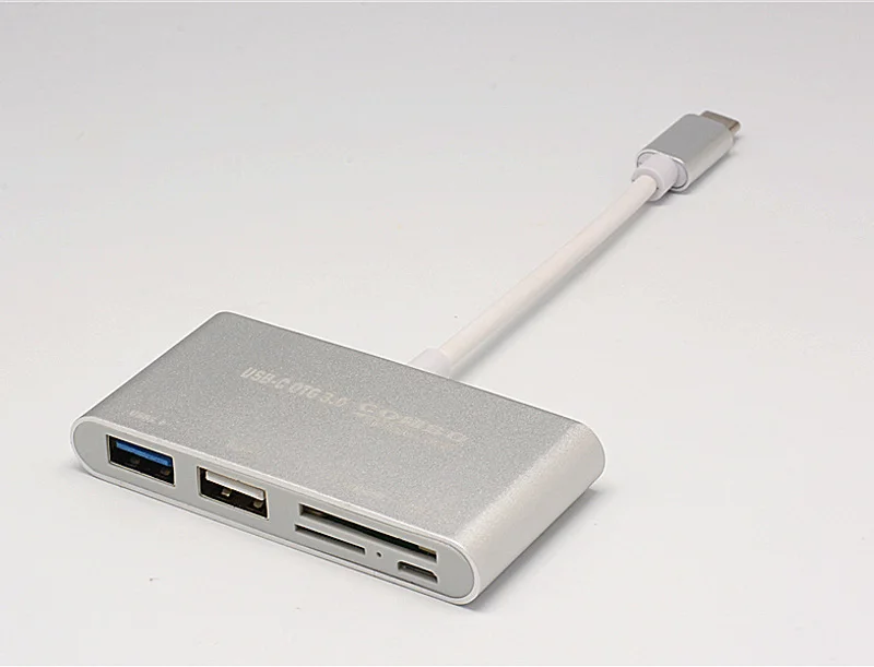 Тип C OTG кард ридер USB 3 0 USB2.0 концентратор TF SD карта писатель для MACBOOK ноутбук huawei