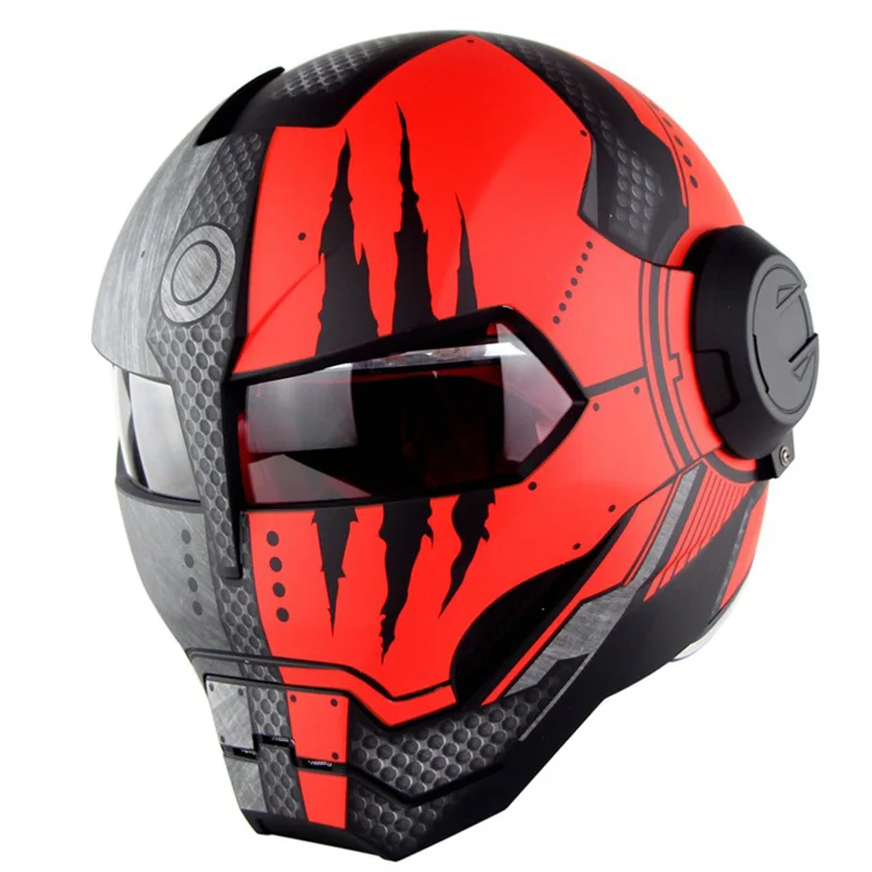 

Vcoros iron man motorcycle helmet personalized full face vintage moto helmets for masei style 13 color monster motorbike helmet