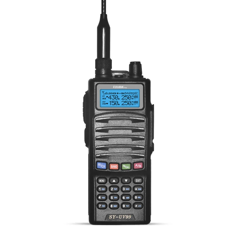 Длинный диапазон иди и болтай walkie talkie “иди и 5 Вт SY-UV99 vhf uhf портативная приёмопередаточная радиоустановка ручной трансивер Powerable