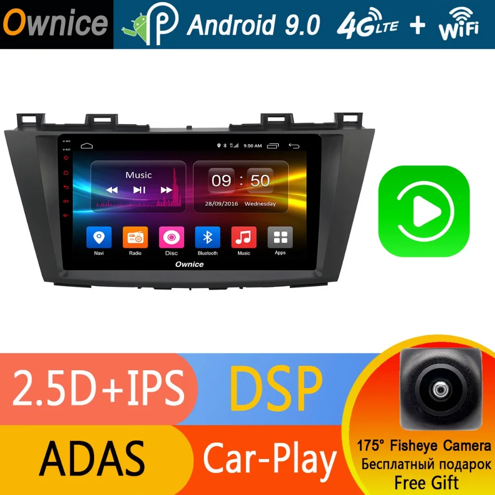 

IPS 9" Android 9.0 8Core 4G+32G GPS Car Multimedia DVD Player Radio For Mazda5 Mazda 5 Premacy 2010-2014 Head Unit DSP CarPlay
