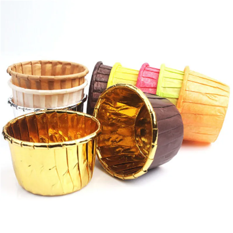 

50pcs Muffin Cupcake Paper Cups Disposable Cupcake Liner Baking Cup Muffin Case Wedding Party Caissettes Cupcake Wrapper Paper