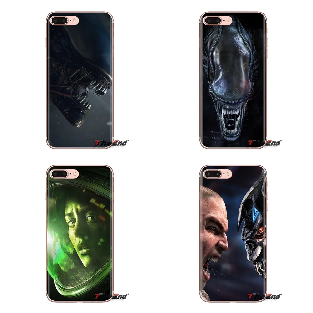 Transparent Soft Shell Cover For LG Spirit Motorola Moto X4 E4 E5 G5 G5S G6 Z Z2 Z3 G2 G3 C Play Plus Mini Games Alien isolation |