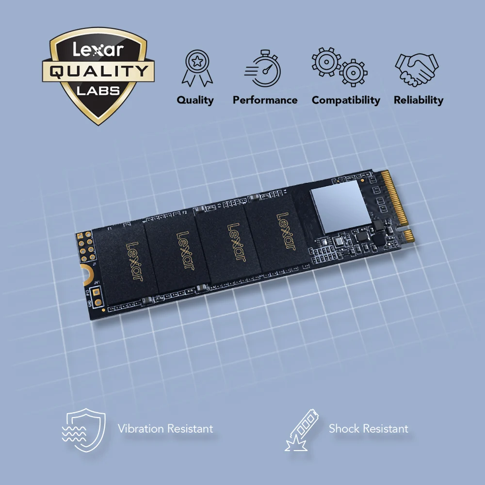 Lexar SSD 2100 МБ/с./с 240 ГБ 480 M.2 2280 NVMe PCIe Gen3x4 Внутренний твердотельный накопитель жесткий