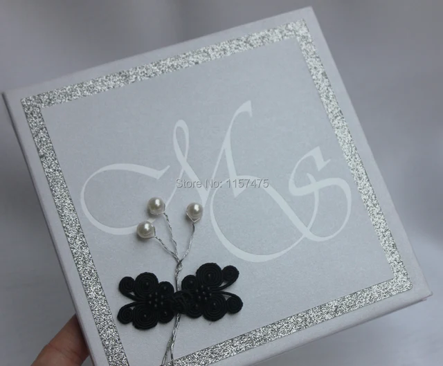 Us 5000 Hi1110 Disesuaikan Hard Cover Undangan Pernikahan Dalam Kualitas Tinggi Di Kartu Undangan Dari Rumah Taman Aliexpresscom Alibaba