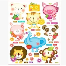 Светящееся сиденье для унитаза/наклейки милые чашки пасты для детского сада плитка наклейки многостильный стеклянный для холодильника декоративные наклейки на стену