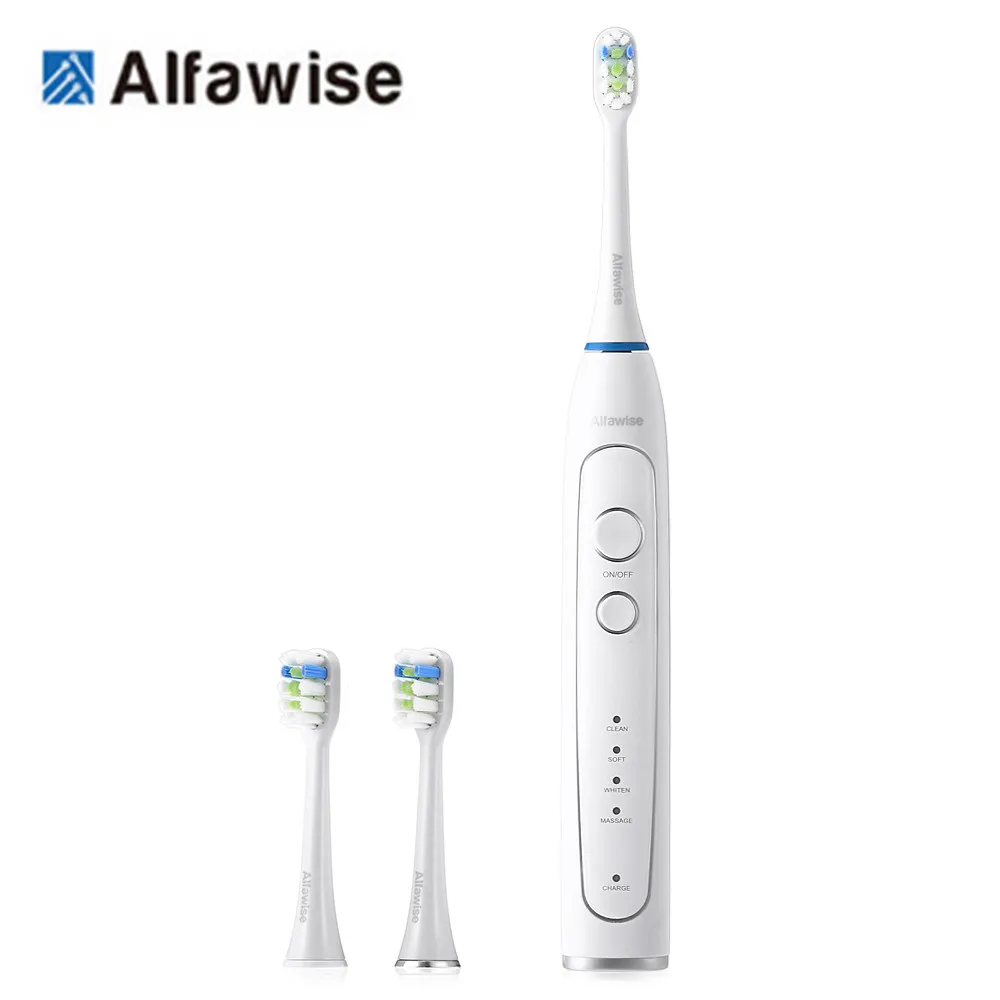 Alfawise RST2056 звуковая электрическая зубная щетка интеллектуальная 2 мин щётка с 3
